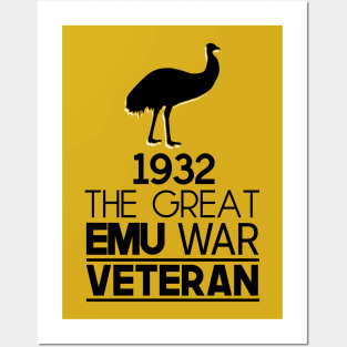 1932: The Great Emu War Veteran Posters and Art